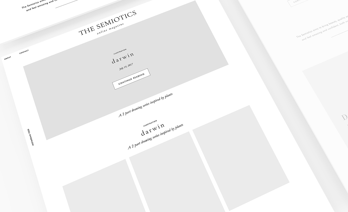 Perspecitive wireframing mockup. Done in sketch.