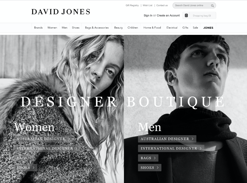 David Jones UI